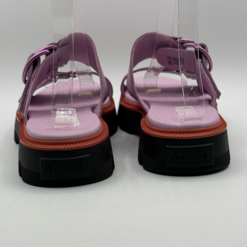 SOREL Rein CB Platform Slide Adjustable Hook & Loop Straps Sandal Size 9 - Picture 7 of 17
